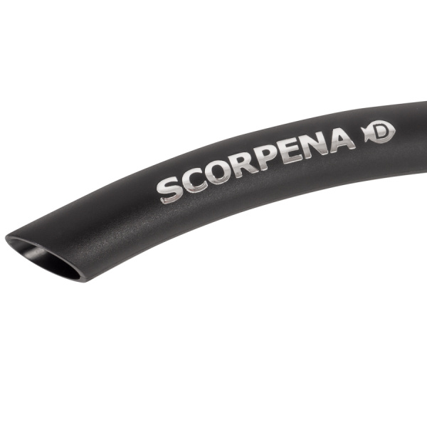 Трубка Scorpena D (черный силикон; черный)